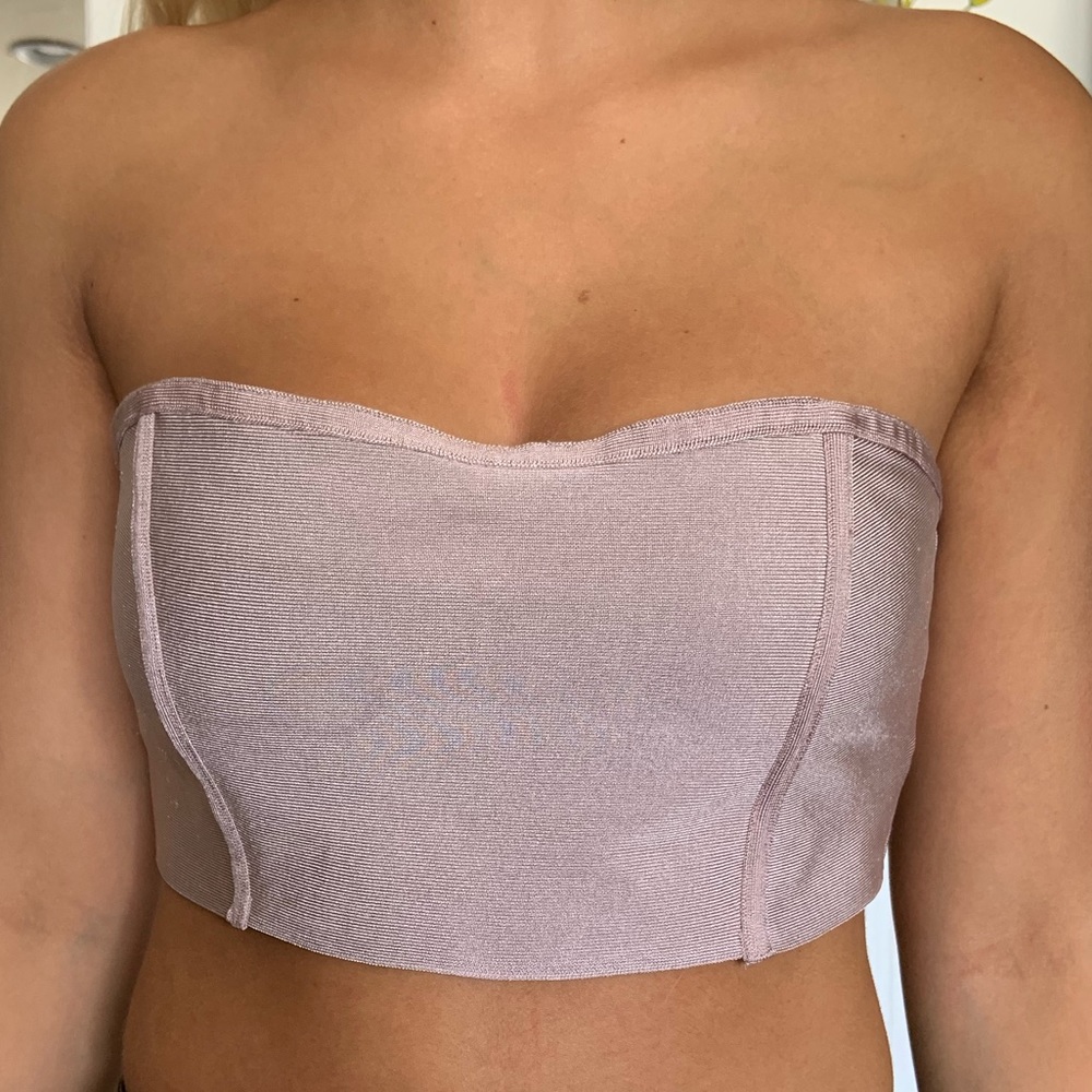 LF light pink tube top